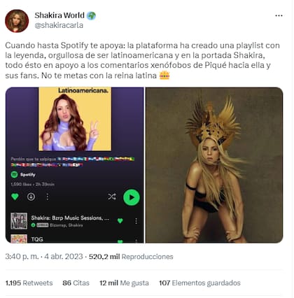 Algunos usuarios en redes catalogaron las declaraciones de Gerard Piqué como xenofóbicas