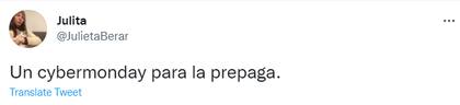 Algunos usuarios pidieron un CyberMonday de otros bienes y servicios