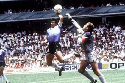 El momento de "la mano de Dios" en México 86