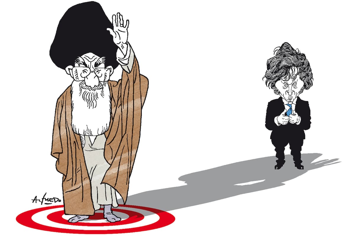 Ali Khamenei y Javier Milei