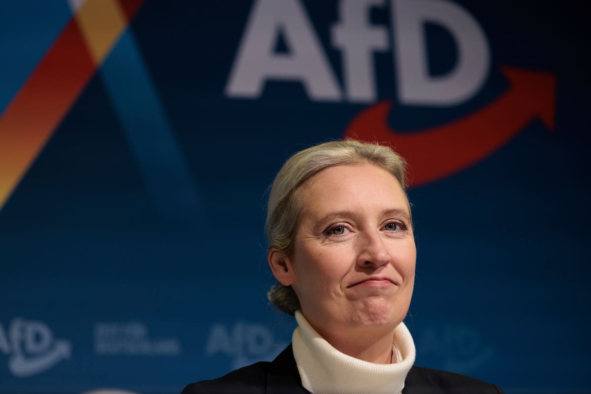 Alice Weidel, líder del partido Alternativa para Alemania (AfD)