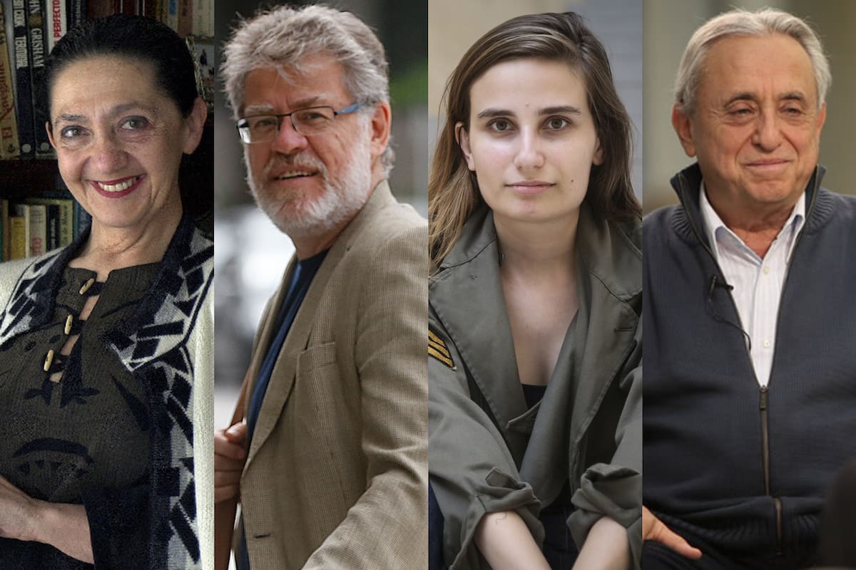 Alicia Dujovne Ortiz, Ricardo Forster, Tamara Tenenbaum y Pedro Cahn