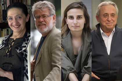 Alicia Dujovne Ortiz, Ricardo Forster, Tamara Tenenbaum y Pedro Cahn