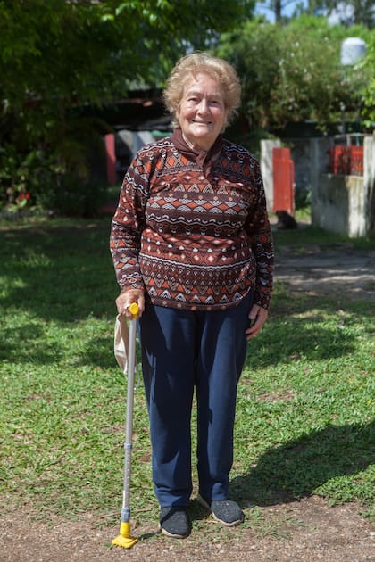 Alicia Farías trabajó varios años en la fábrica Colón.