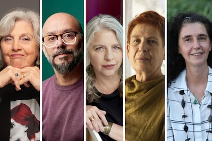 Alicia Genovese, Juan Carrá, Gloria Peirano, Cynthia Rimsky y Pía Bouzas