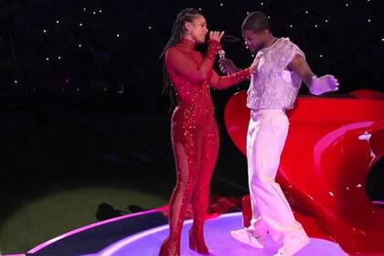 Alicia Keys en el Super Bowl 2024