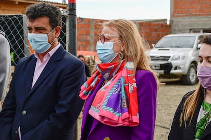 Alicia Kirchner junto a Gustavo González