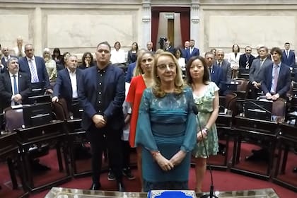 Alicia Kirchner ocupa hoy una banca en el Senado nacional