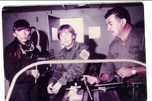 Alicia Mabel Reynoso fue una de las 14 enfermeras en Comodoro Rivadavia durante la Guerra de Malvinas (Gentileza)