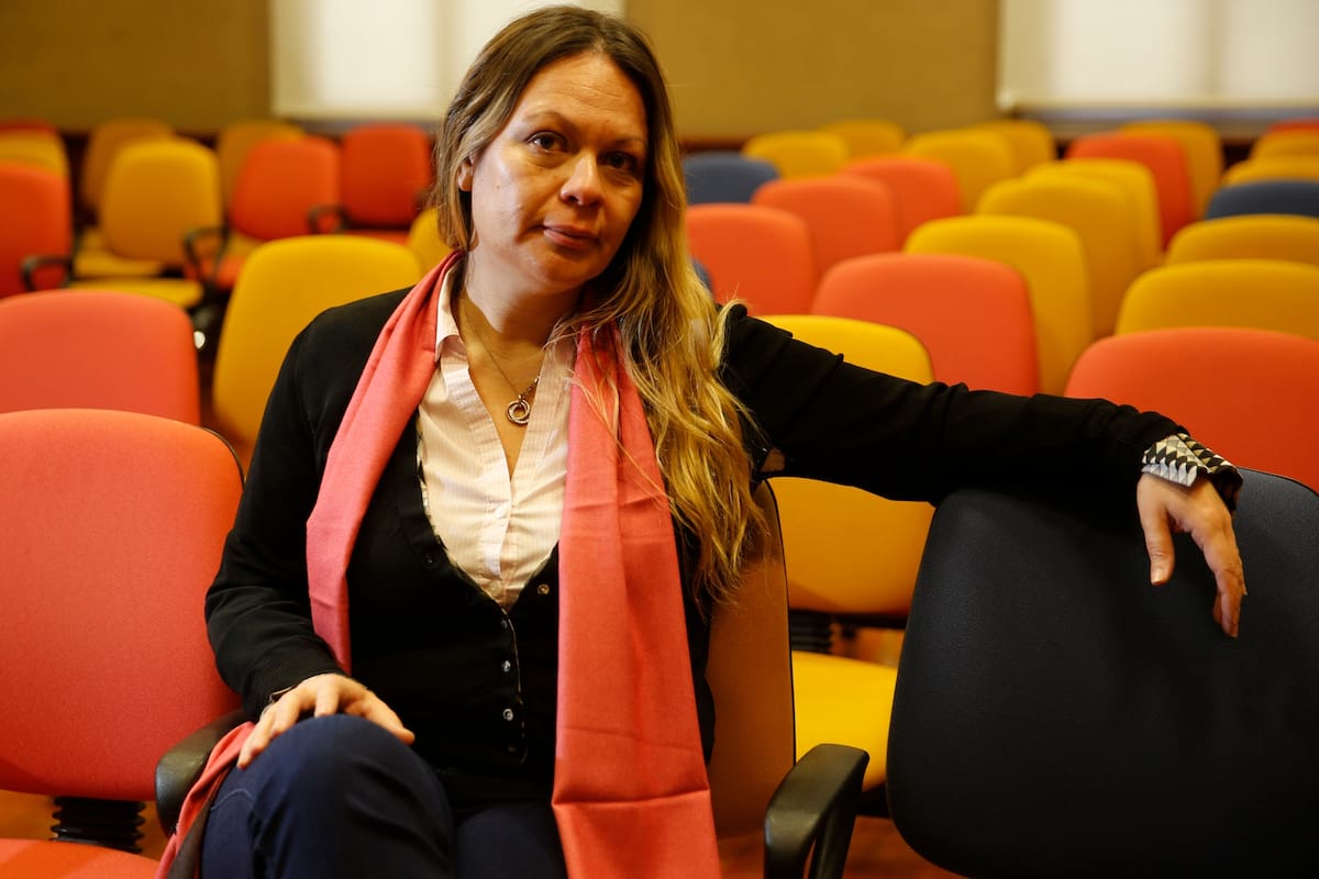 Alika Kinan, en la Unsam, donde trabaja como directora del Programa de Estudio, Formación e Investigación sobre Trata de Personas