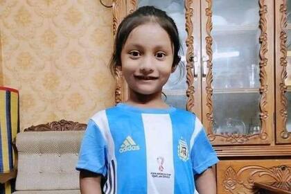 Alina Islam Ayat, la pequeña fanática de la Argentina que fue secuestrada y asesinada en Bangladesh