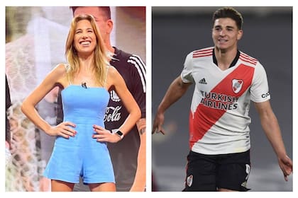 Alina Moine se emocionó por el jugador de River Plate