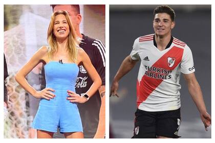 Alina Moine se emocionó por el jugador de River Plate