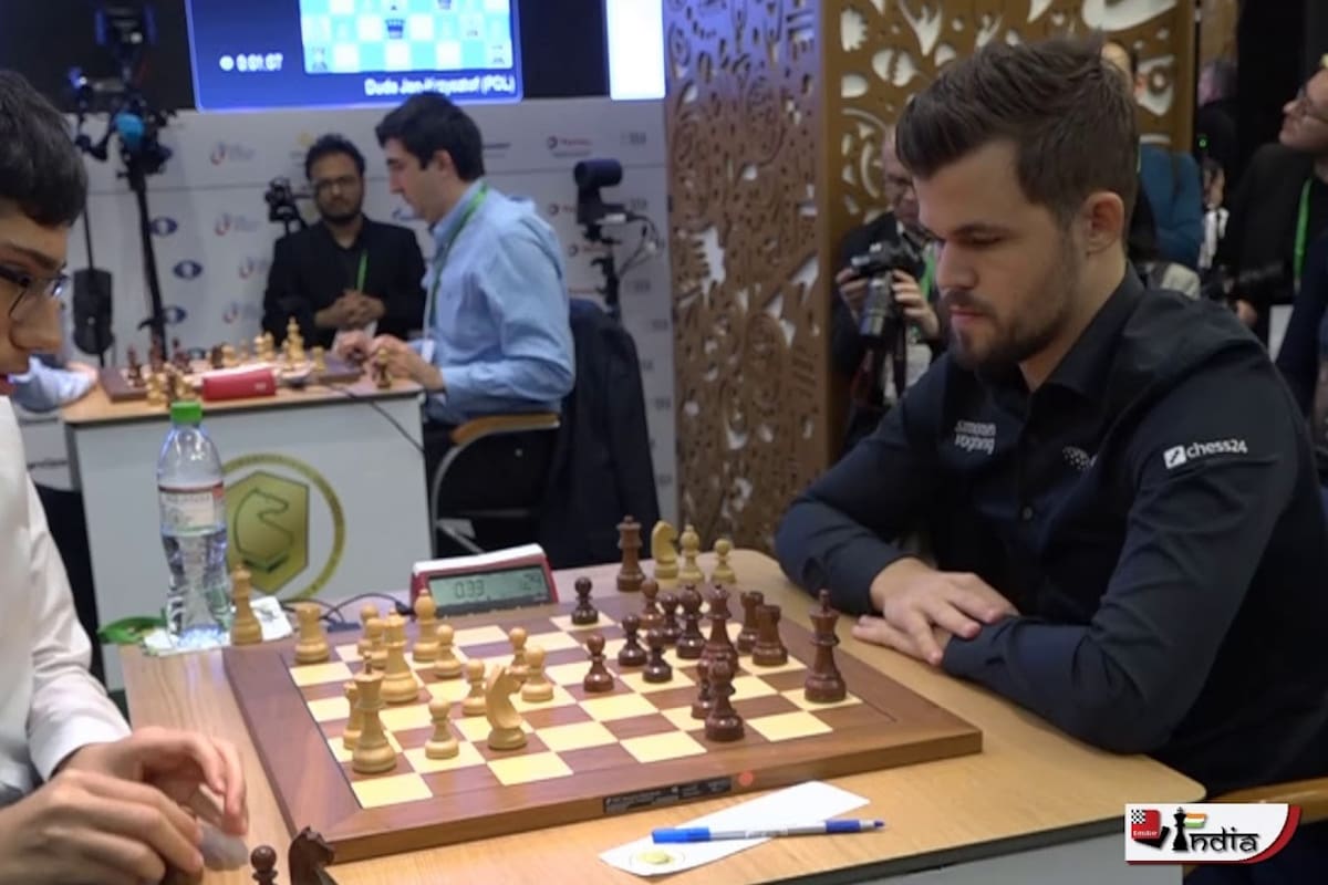 Alireza Firoudza-Magnus Carlsen.
