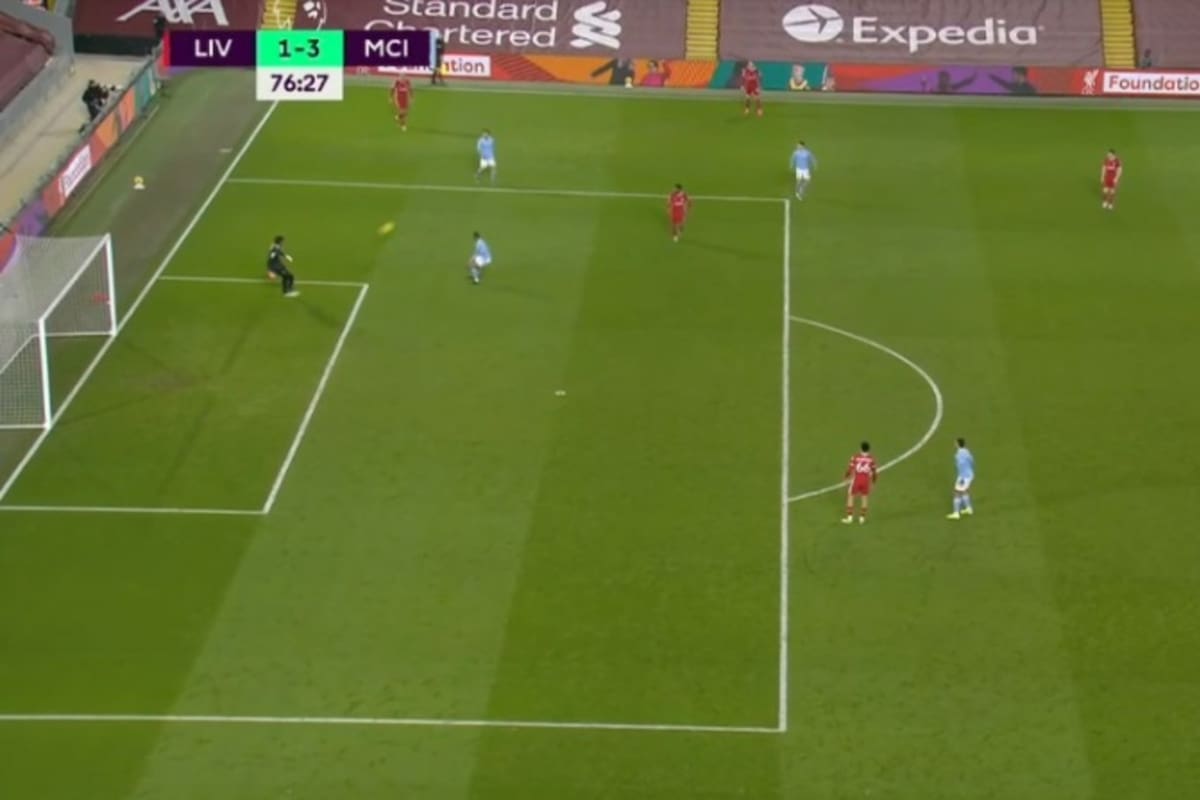 Alisson Becker cometió dos errores increíbles en la victoria de Manchester City frente a Liverpool por 4 a 1