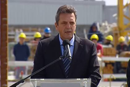 Sergio Massa anunció un alivio fiscal para la construcción