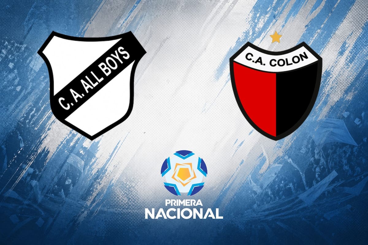 All Boys vs. Colón Santa Fe, por una nueva jornada de la Primera Nacional del fútbol argentino