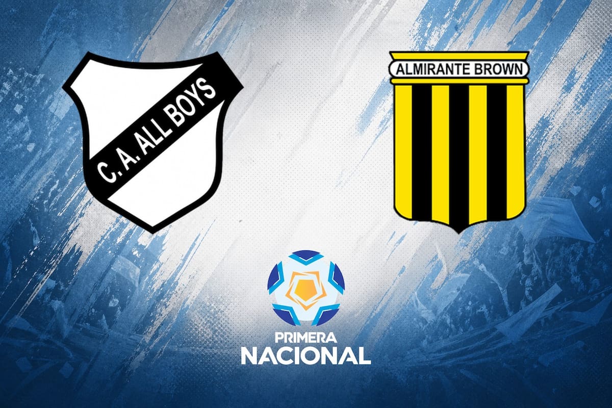 All Boys y Almirante Brown disputaron uno de los encuentros de la jornada del fútbol argentino