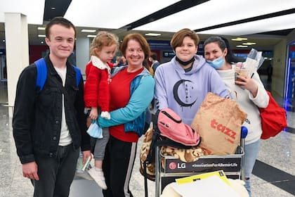 Alla Shaforostova se reencontró con su familia en Argentina tras desesperados pedidos de ayuda en las redes sociales