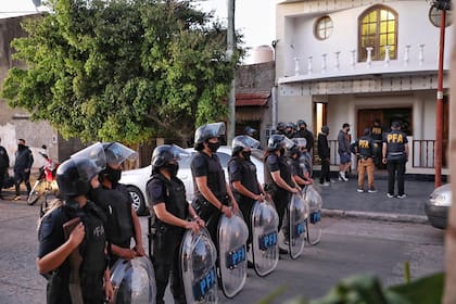 Allanamiento de la Policía Federal en el Templo Filadelfia, de La Matanza