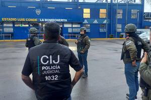 Allanamiento en el club Boca Juniors