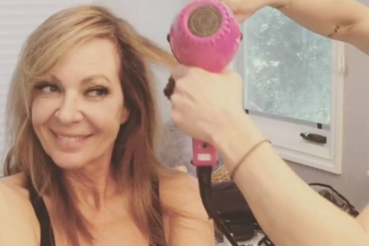Allison Janney, entre otros famosos, preparándose para el evento