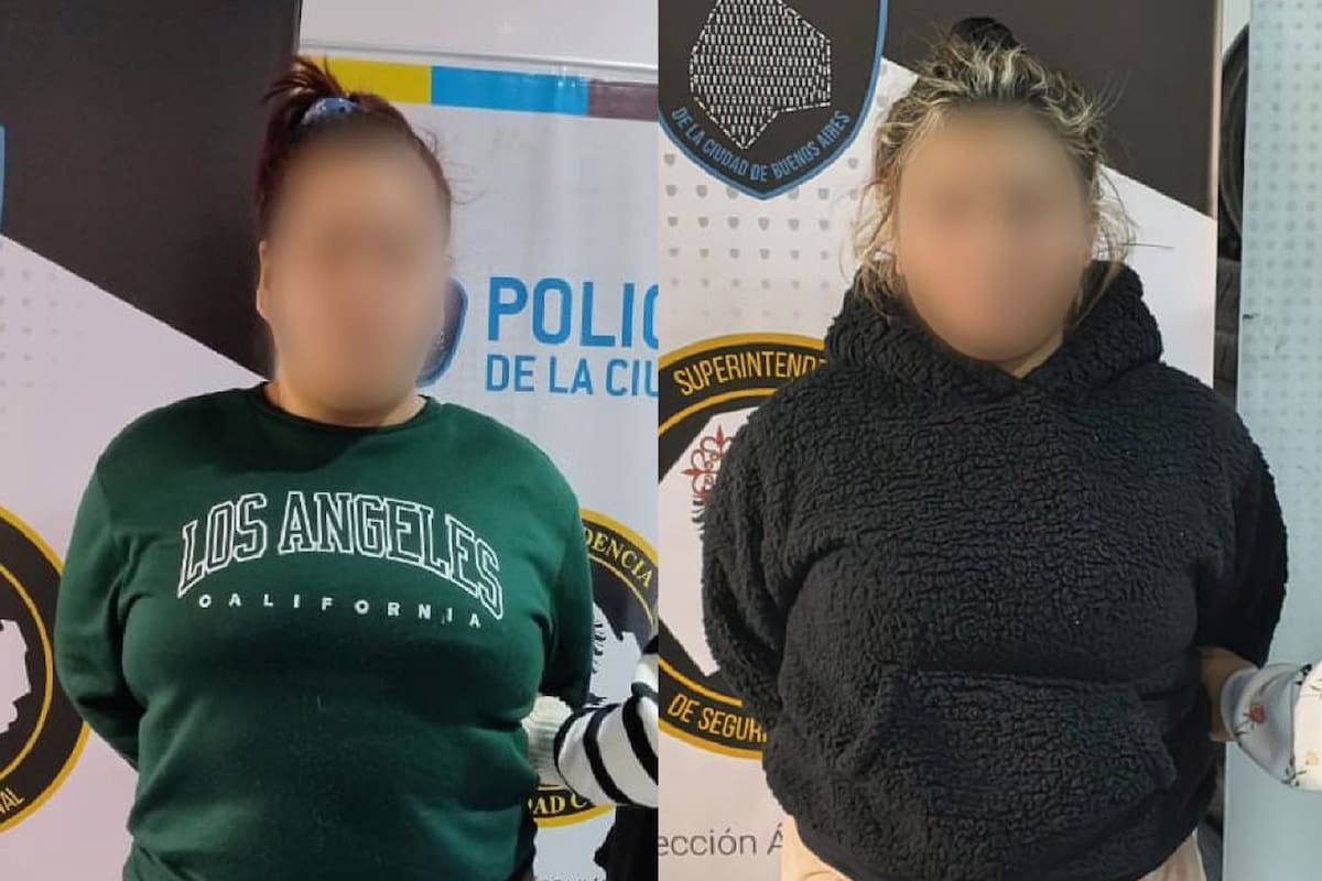 "Alma" y "Analía", las dos viudas negras detenidas (Prensa Ministerio de Seguridad)