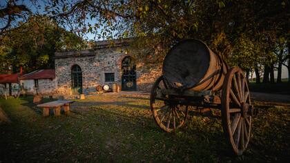 Almacén de Piedra, restaurante de la bodega Los Cerros de San Juan, en Colonia, la más antigua de todo el Uruguay