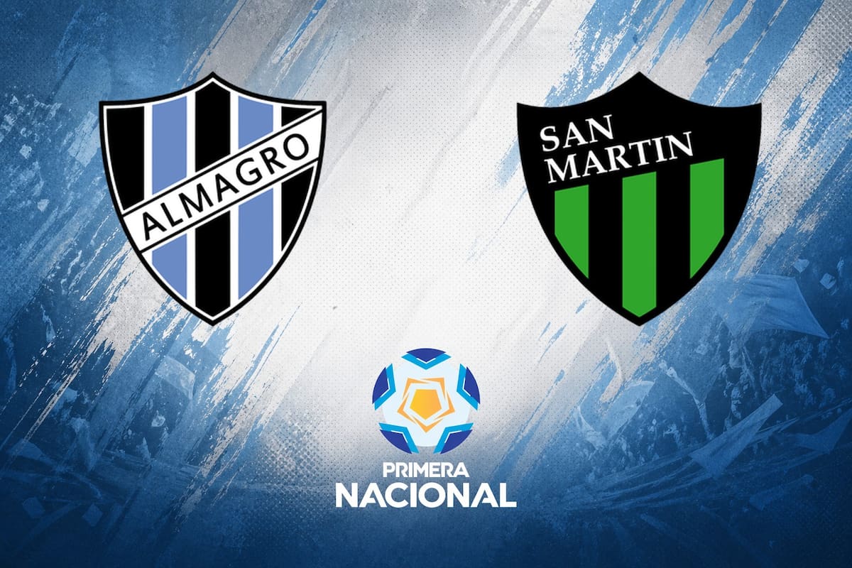 Almagro vs. San Martín San Juan, por una nueva jornada de la Primera Nacional del fútbol argentino