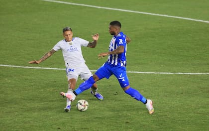 Almendra solo jugó un puñado de minutos en el amistoso de Boca ante Universidad de Chile