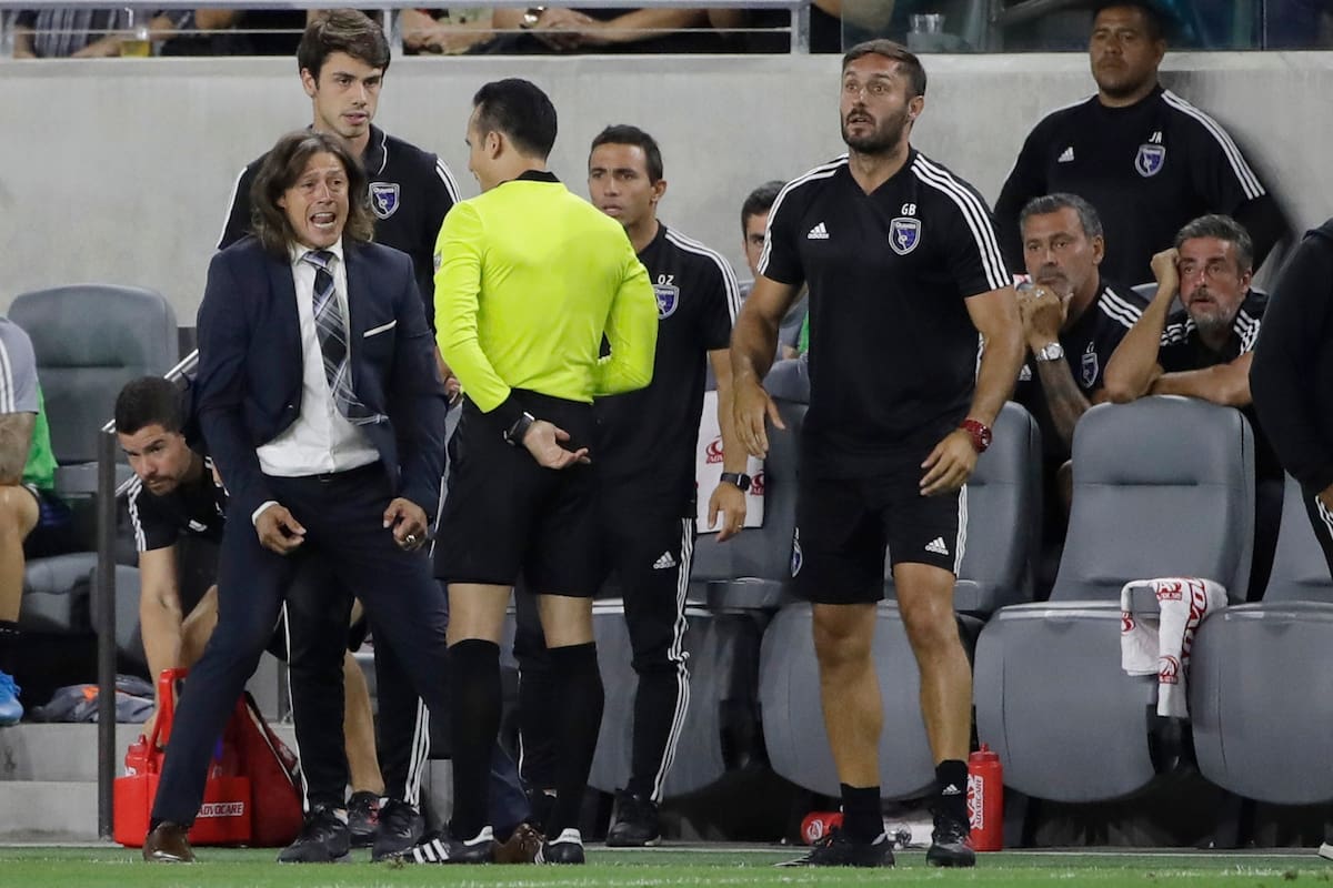 Almeyda es expulsado del banco de Los Angeles FC