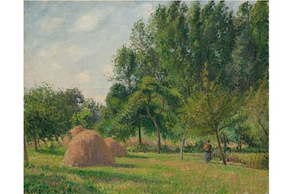 “Almiares, Mañana, Éragny” de Camille Pissarro, que data de 1899, en disputa entre los herederos de un coleccionista y el MET