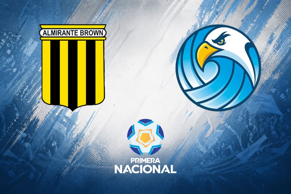 Almirante Brown vs. Ciudad de Bolívar, por una nueva jornada de la Primera Nacional del fútbol argentino