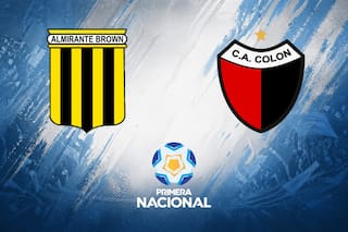 Almirante Brown vs. Colón Santa Fe, por la Primera Nacional 2026: día, hora y cómo ver online