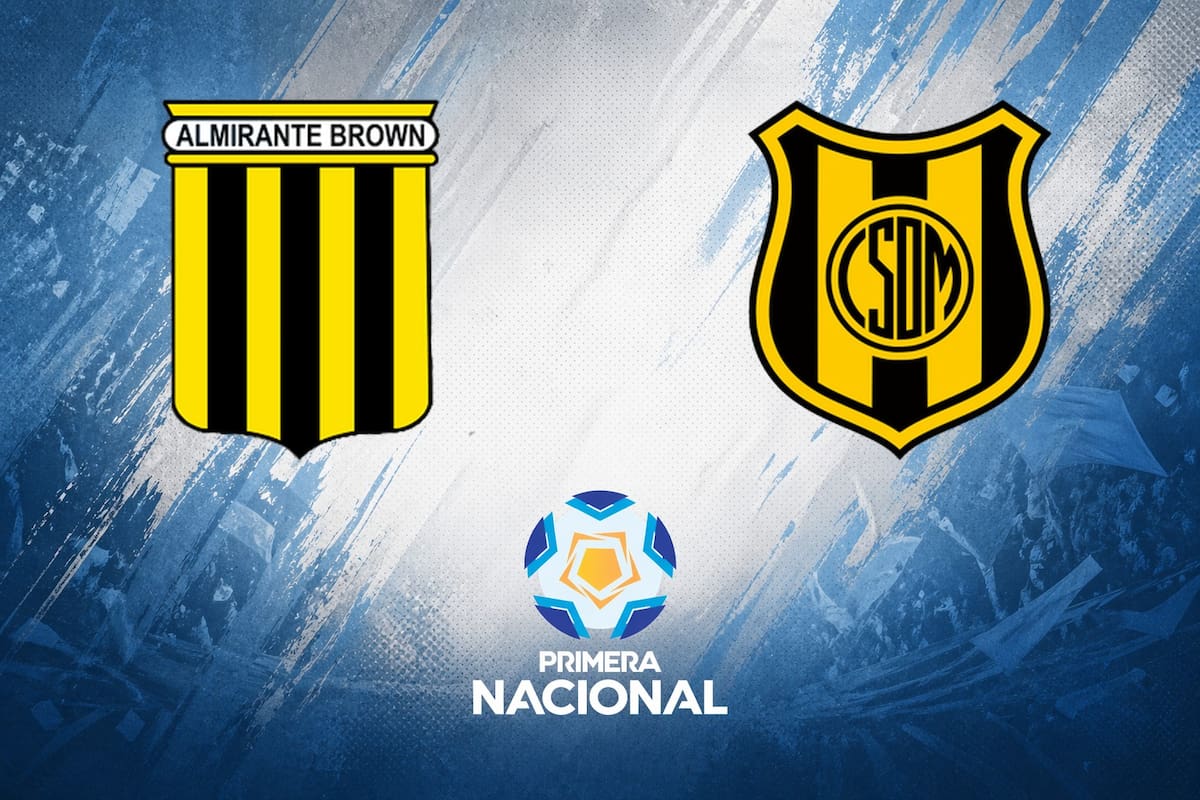 Almirante Brown vs. Deportivo Madryn, por una nueva jornada de la Primera Nacional del fútbol argentino