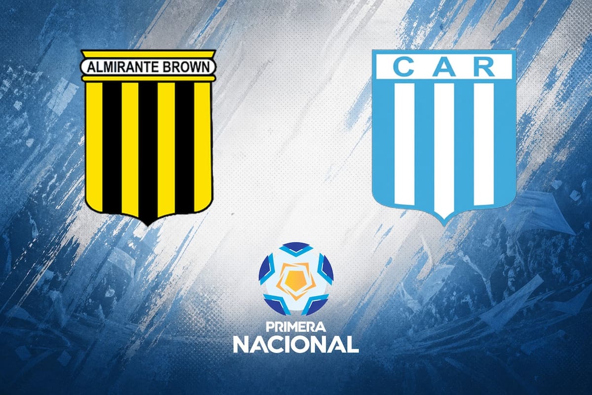 Almirante Brown vs. Racing (Córdoba), por una nueva jornada de la Primera Nacional del fútbol argentino