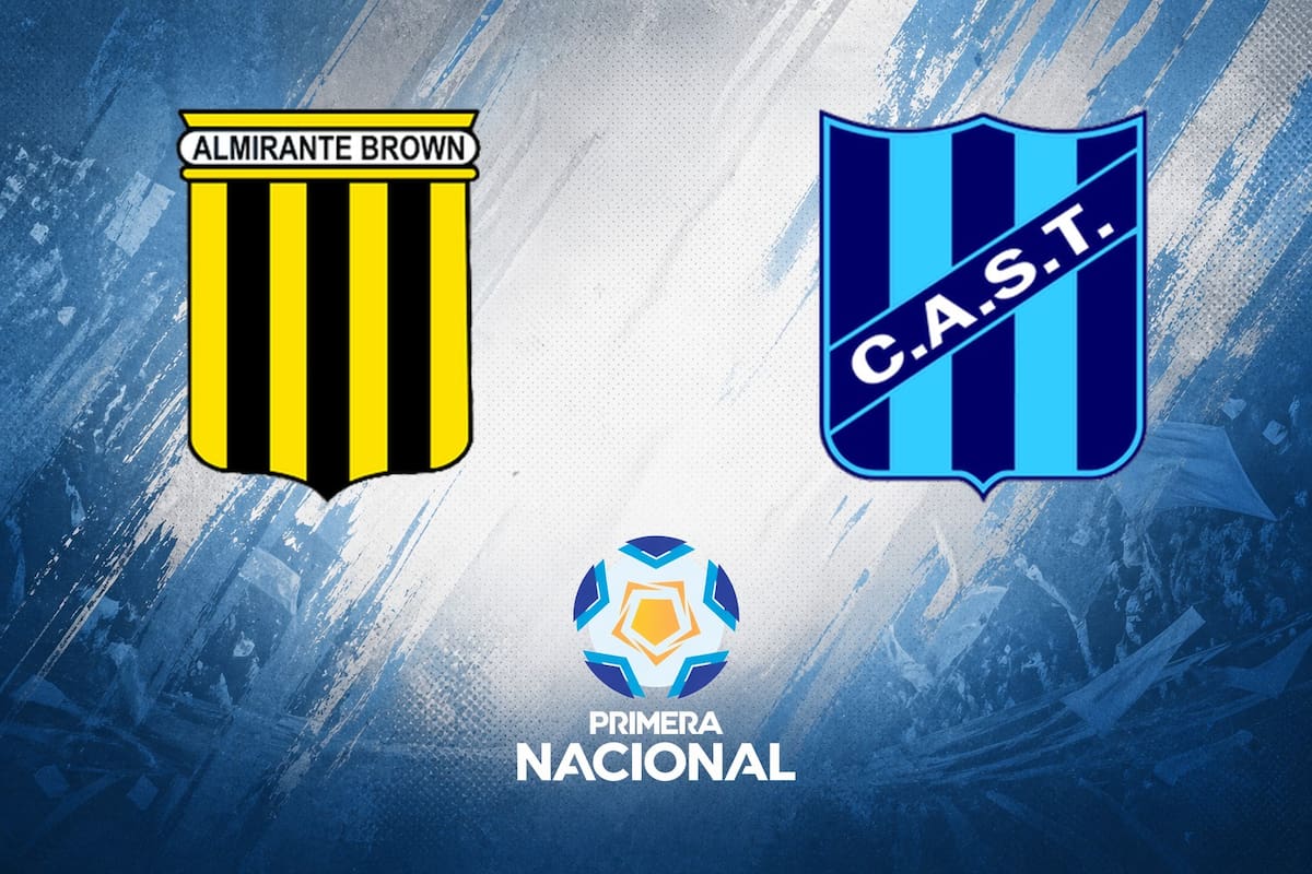 Almirante Brown vs. San Telmo, por una nueva jornada de la Primera Nacional del fútbol argentino