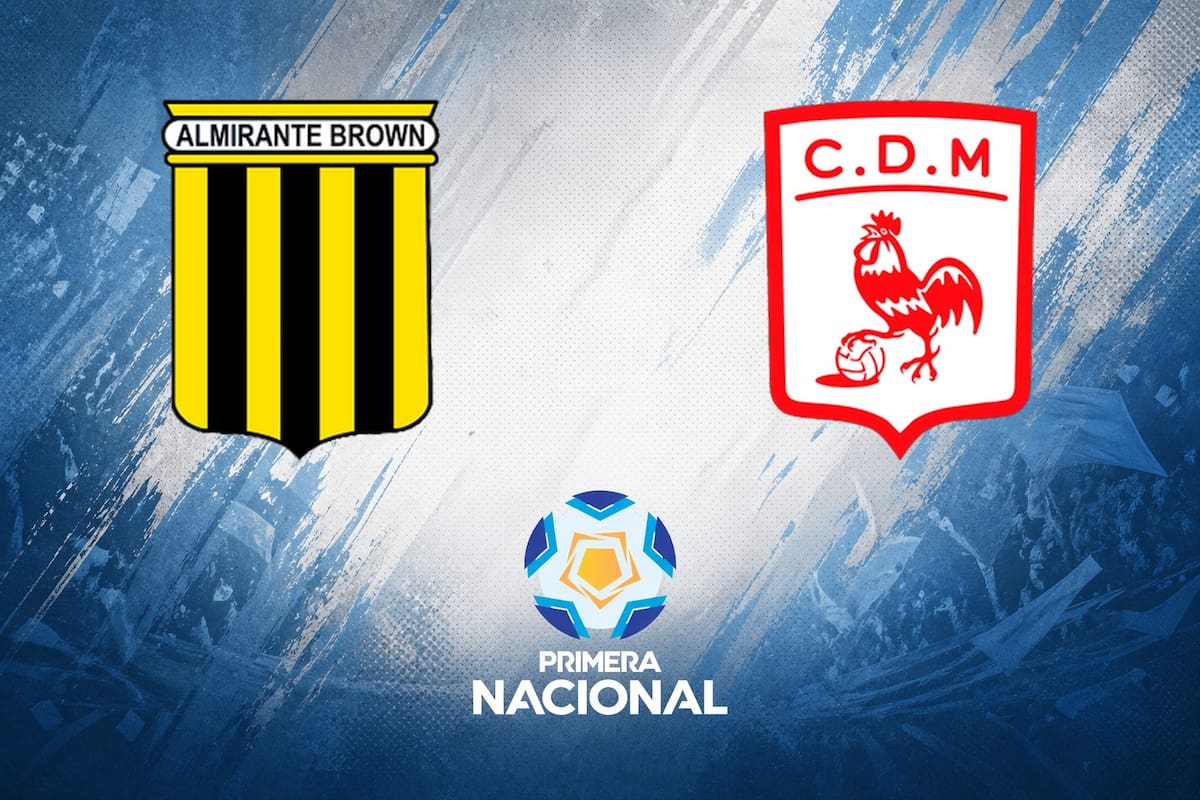 Almirante Brown y Deportivo Morón disputaron uno de los encuentros de la jornada del fútbol argentino
