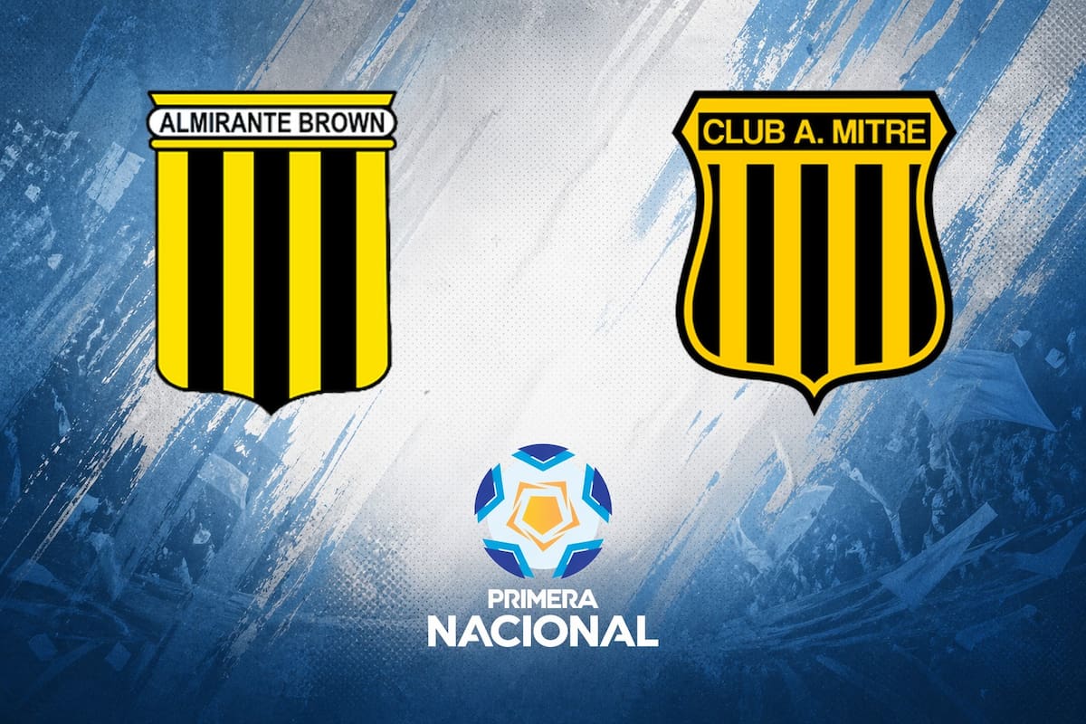 Almirante Brown y Mitre disputaron uno de los encuentros de la jornada del fútbol argentino
