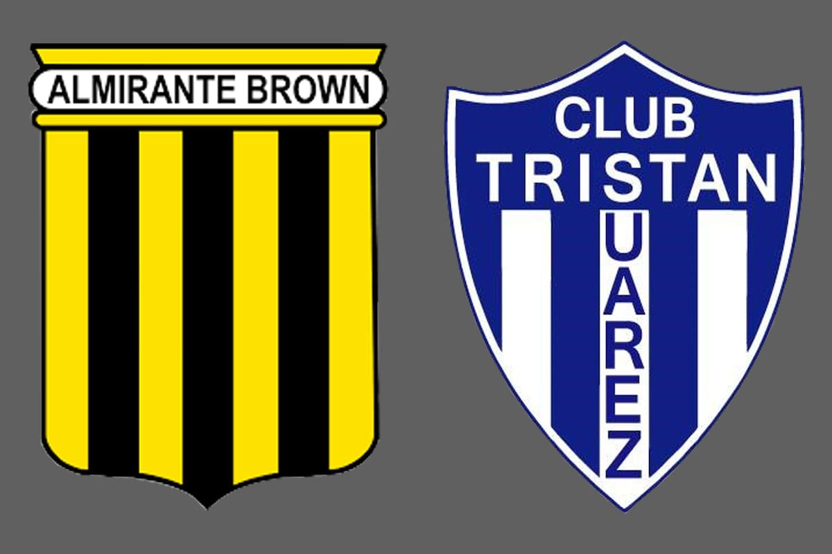 Almirante Brown y Tristán Suárez disputaron uno de los encuentros de la jornada del fútbol argentino
