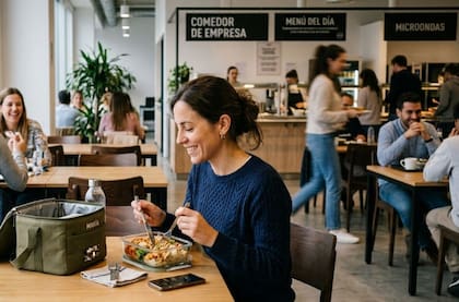 Almorzar solo no necesariamente refleja timidez o aislamiento, más bien todo lo contrario