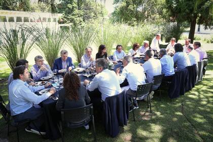 Almuerzo de Mauricio Macri con ministros