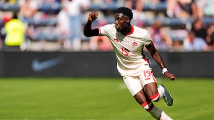 Alphonso Davies, el capitán de la selección de Canadá