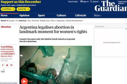 Alrededor del mundo, la aprobación de la ley fue noticia