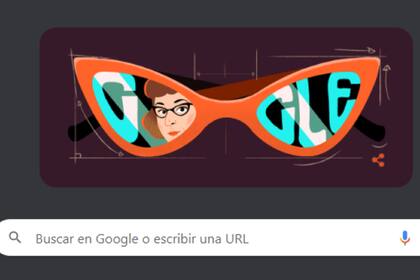 Altina Schinasi es la protagonista del doodle de la fecha (Captura Google)