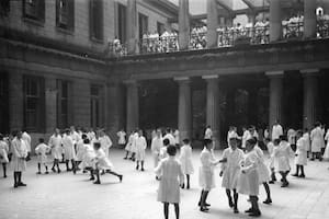 Alumnos de la escuela Presidente Roca. 1939.