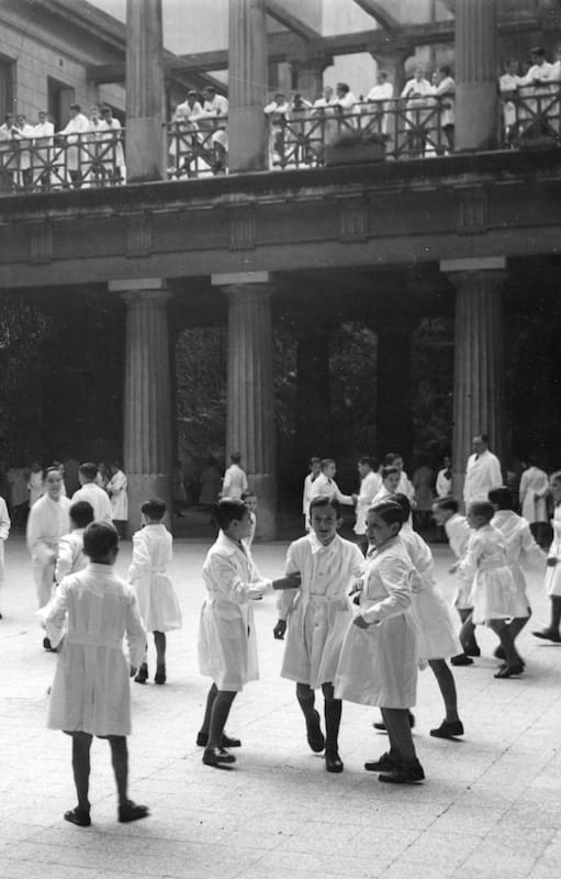 Alumnos de la escuela Presidente Roca. 1939.