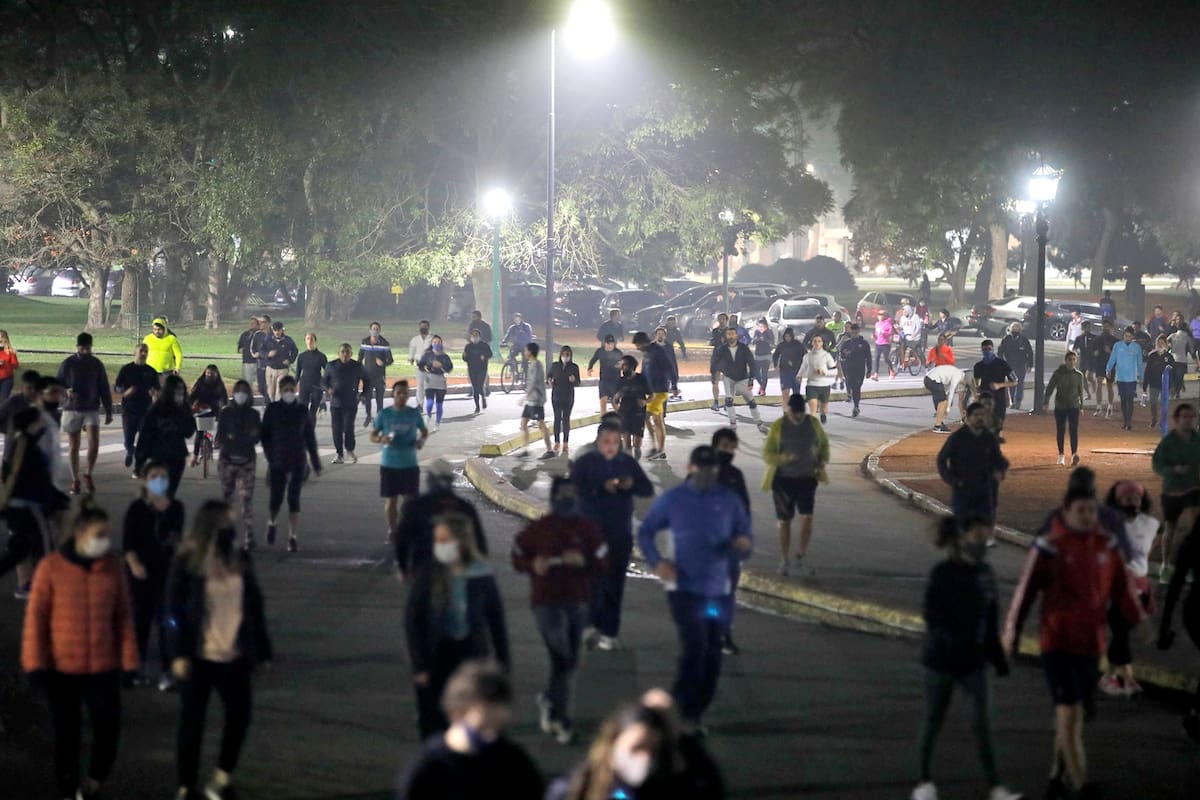 Aluvión de runners en Palermo