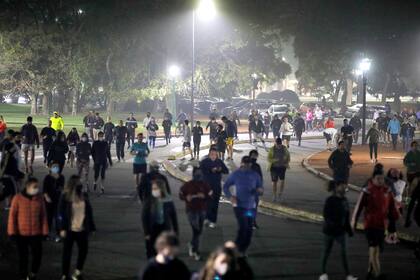 Aluvión de runners en Palermo