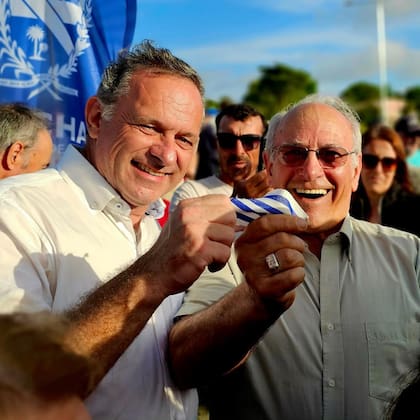 Álvaro Delgado durante un acto en Rocha el 29 de noviembre de 2023